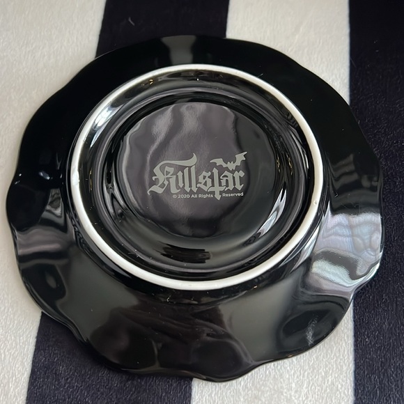 Killstar Black Bat Teacup and Saucer Set (2) NWT - Picture 4 of 8